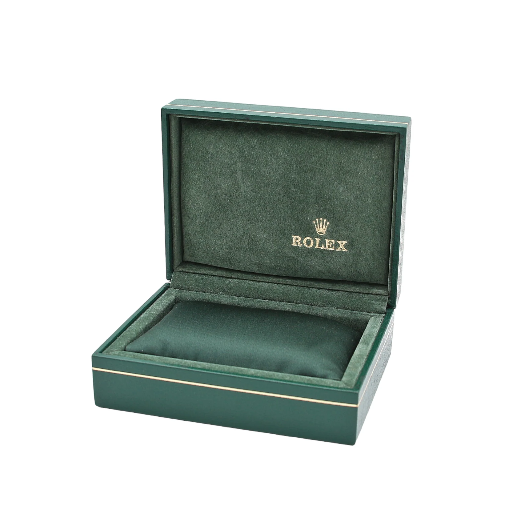 Rolex Watch Box | Vintage Box Men Dark Green 12.00.71 - Image 4