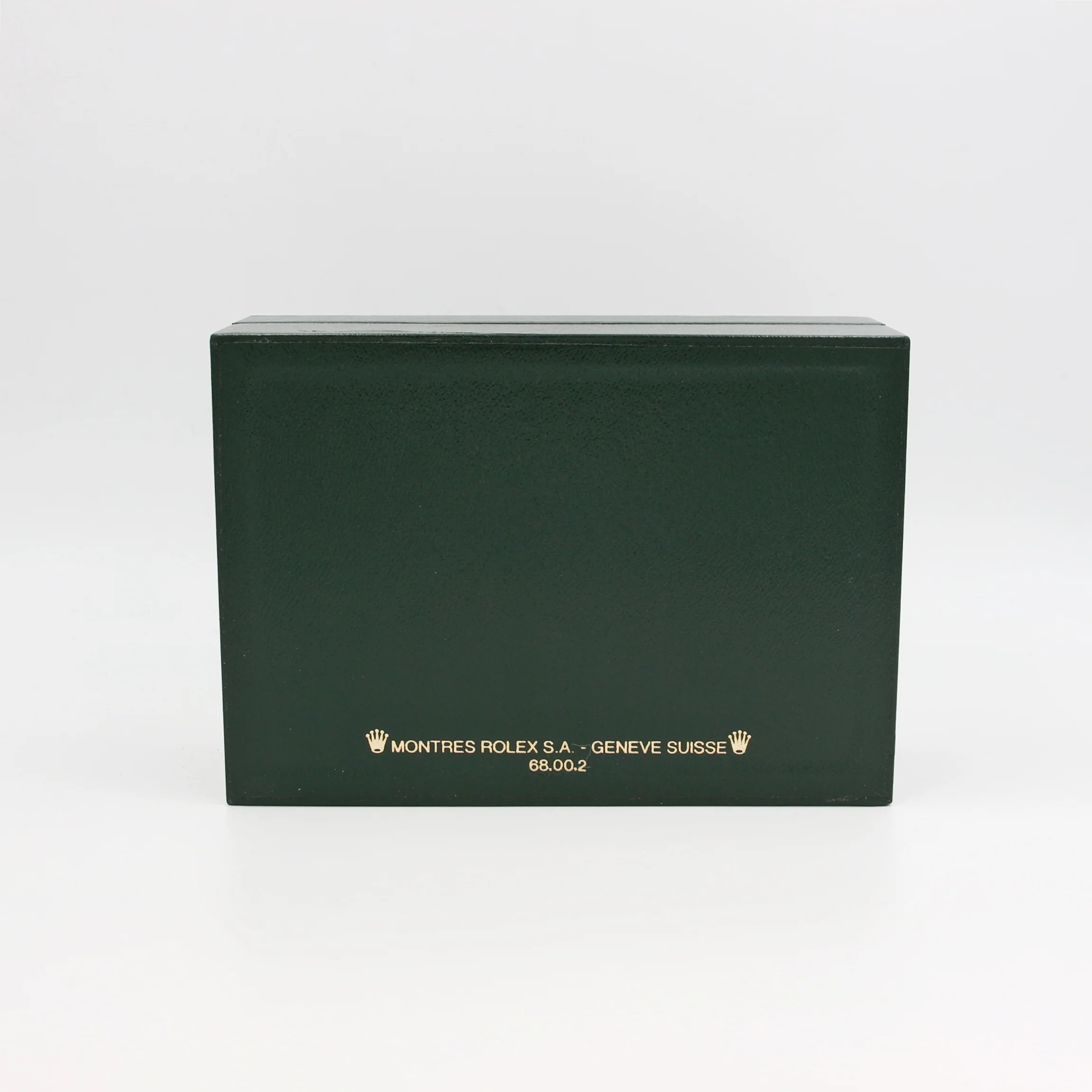 Rolex Watch Box | Vintage Box Men Green with light green stitching 68.00.2 - Image 4