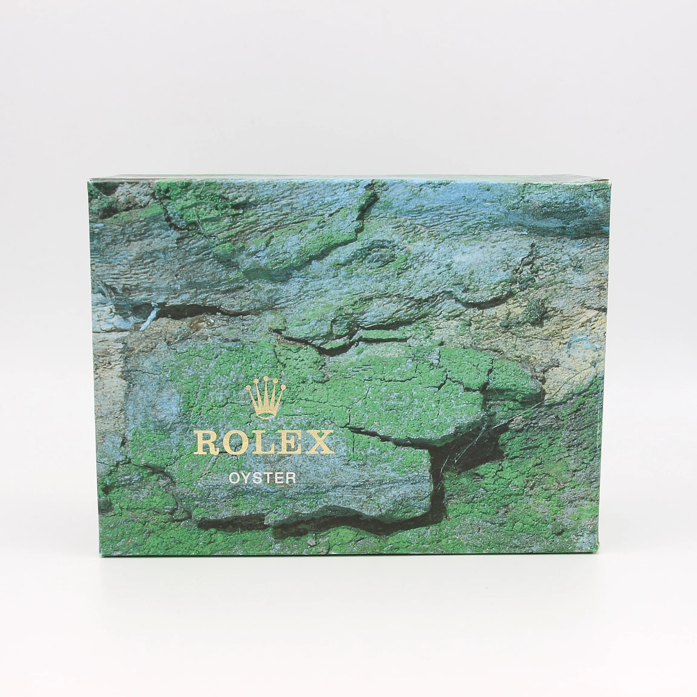 Rolex Watch Box | Vintage Box Men Green with light green stitching 68.00.2 - Image 5