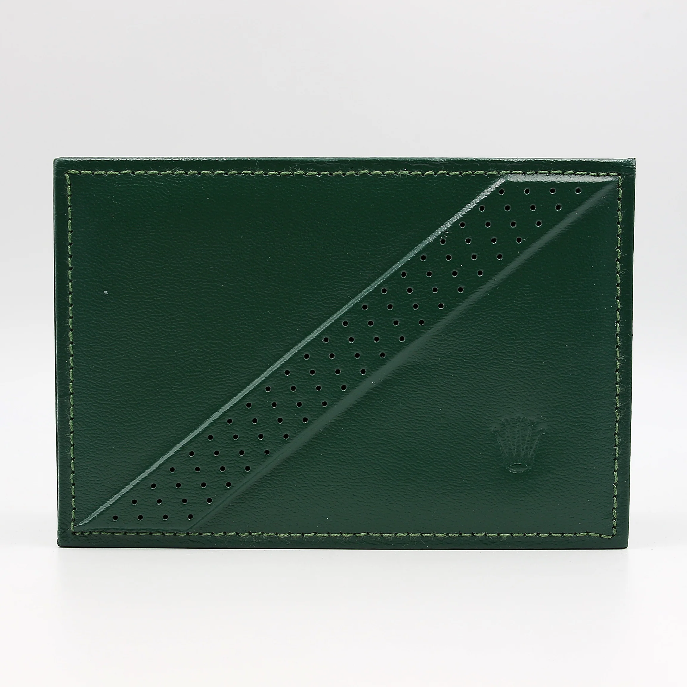 Rolex Watch Box | Vintage Green Sportive Box with diagonal stripe 68.00.06