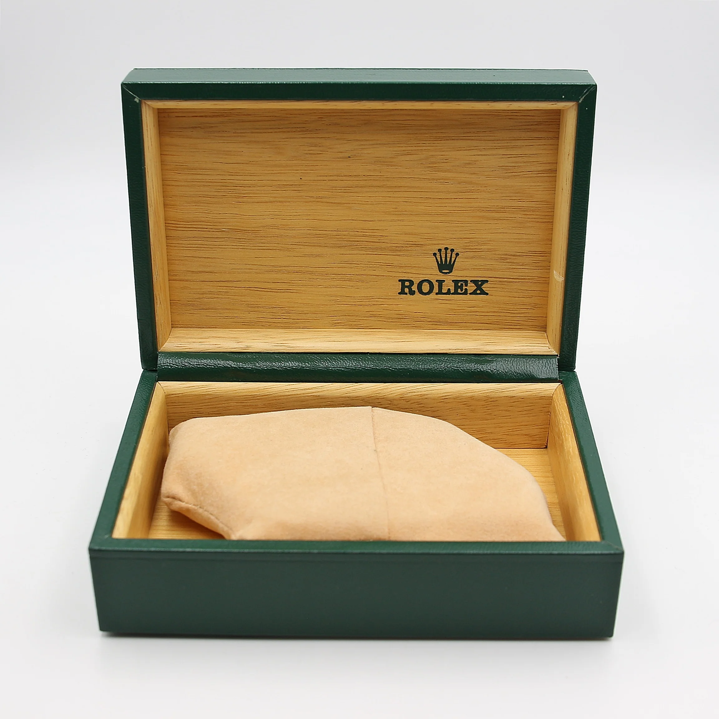 Rolex Watch Box | Vintage Green Sportive Box with diagonal stripe 68.00.06 - Image 6