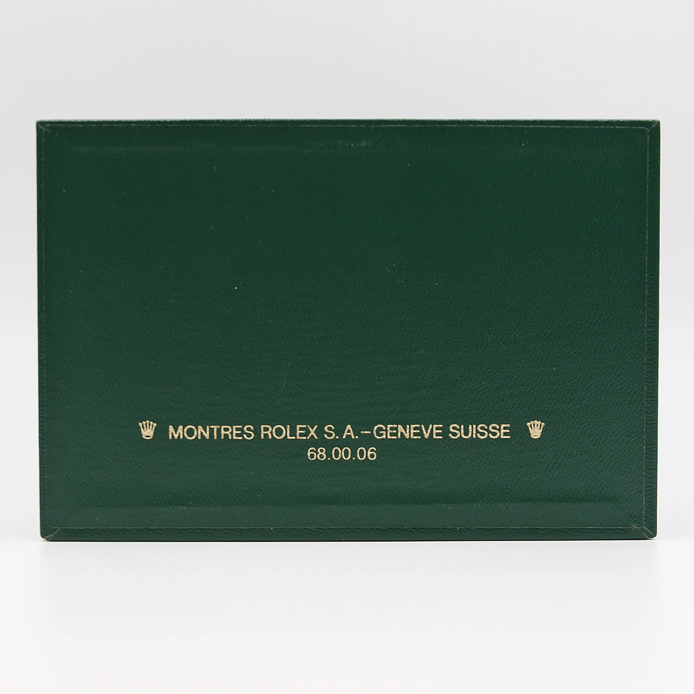 Rolex Watch Box | Vintage Green Sportive Box with diagonal stripe 68.00.06 - Image 7
