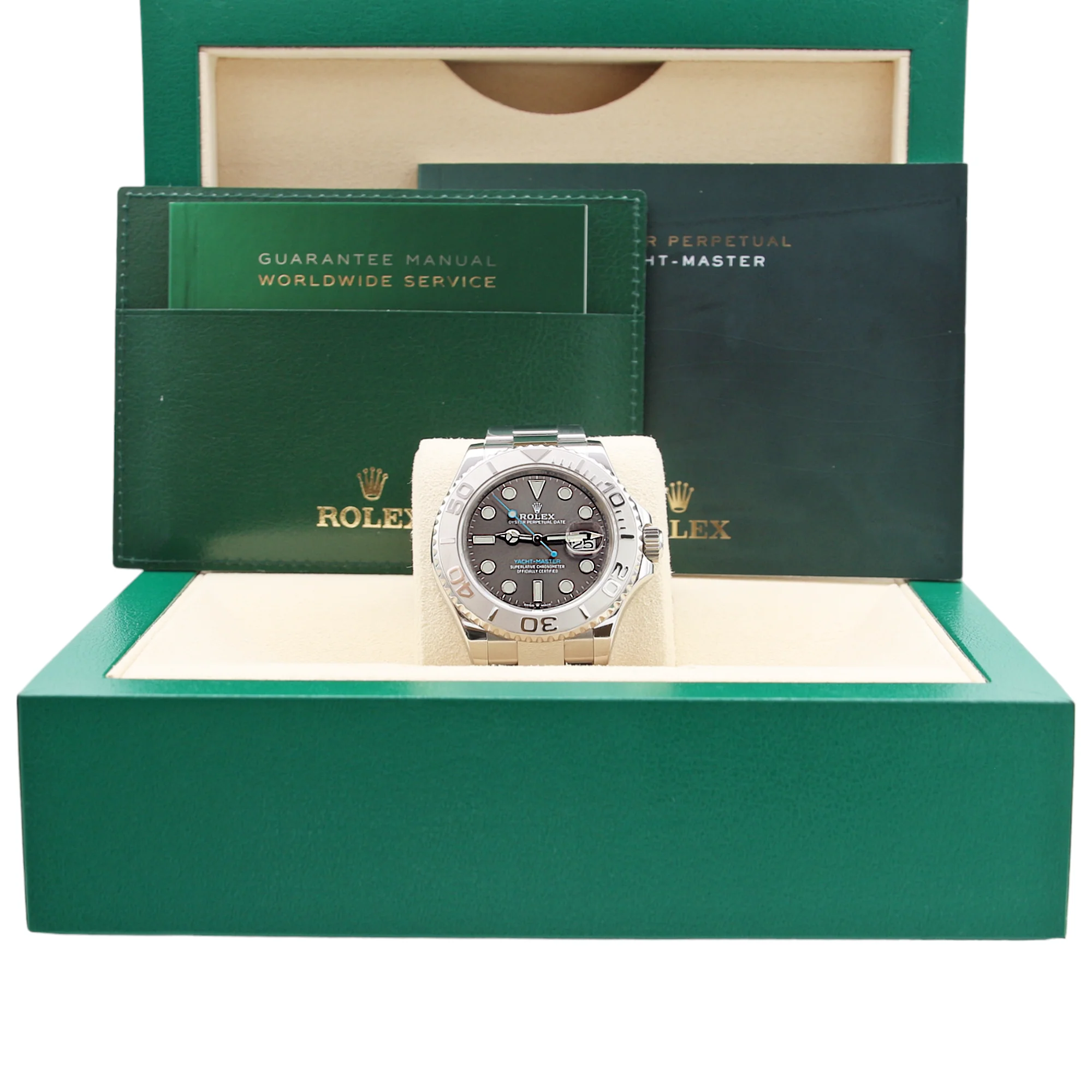 Rolex Yacht-Master 40 ref. 116622 Grey Rhodium Dial - Full Set