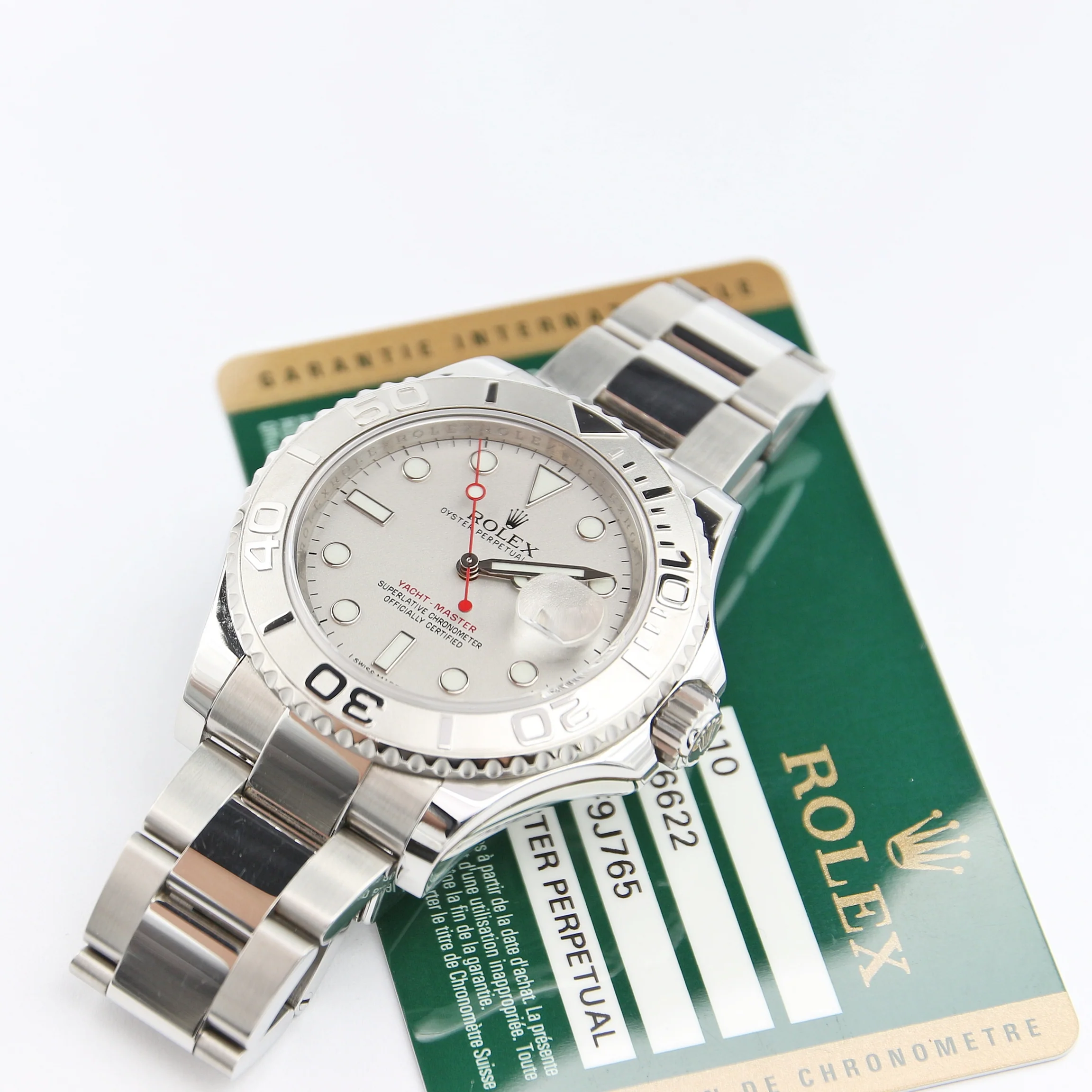 Rolex Yacht-Master 40 ref. 116622 Platinum Dial - Full Set - Image 6