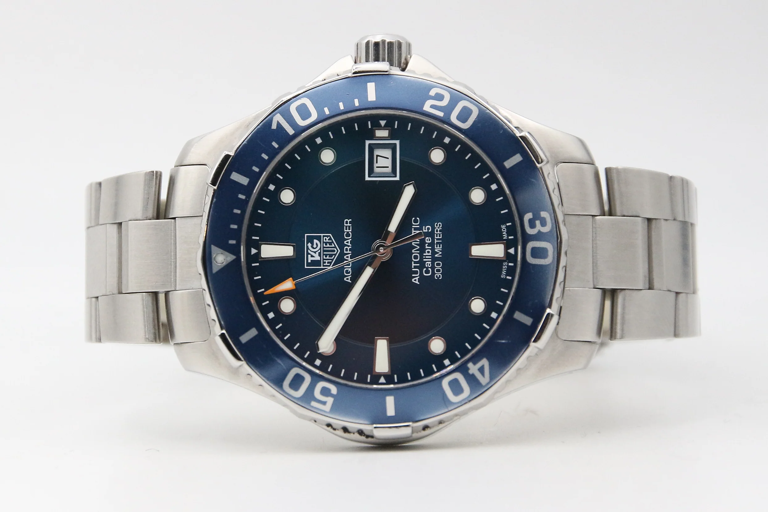 Tag Heuer Aquaracer cal. 5 ref. WAP2010 Blue dial - Image 2
