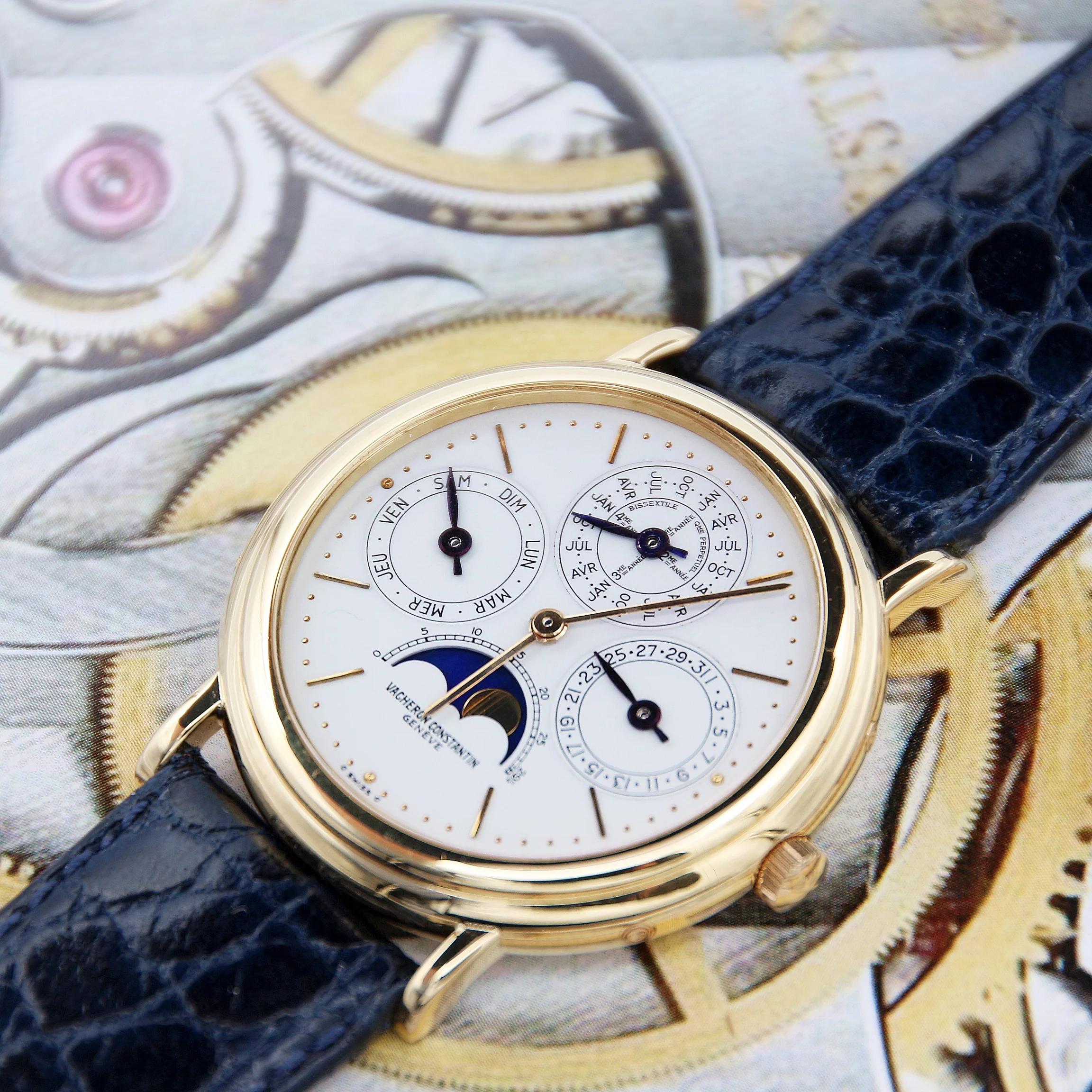 Vacheron Constantin Patrimony Perpetual Calendar 18K Yellow Gold Automatic ref. 43031 - Image 15