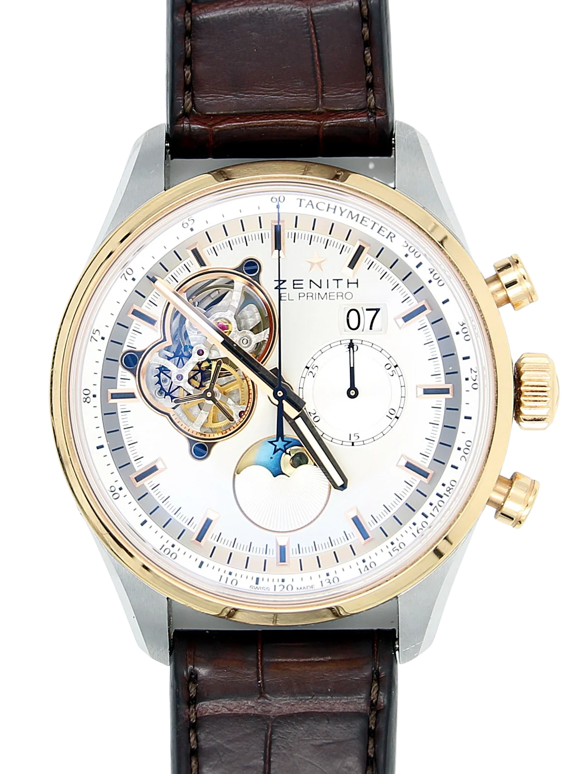 Zenith El Primero Rose Gold & Steel ref. 51.2160.4047/01.C713