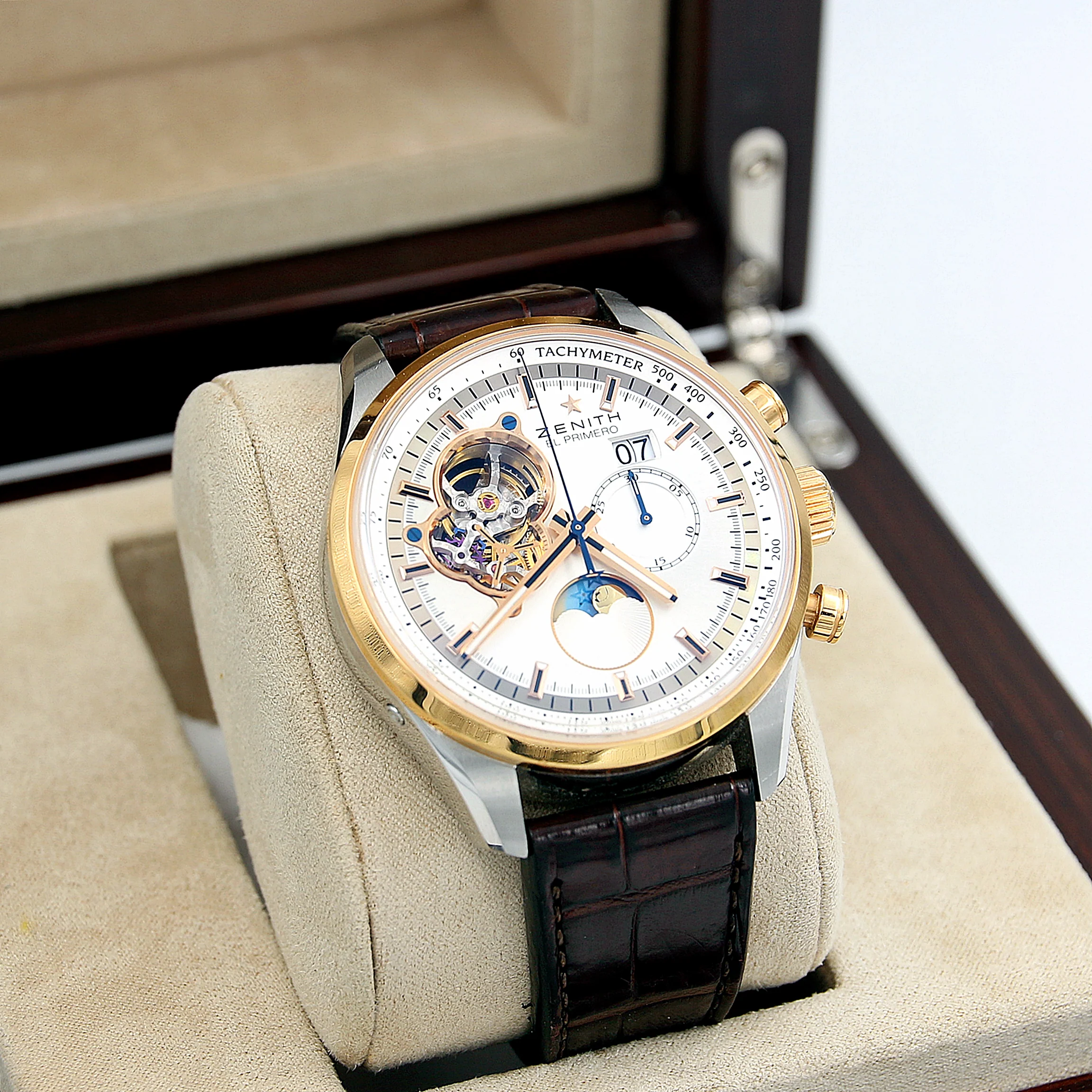 Zenith El Primero Rose Gold & Steel ref. 51.2160.4047/01.C713 - Image 3