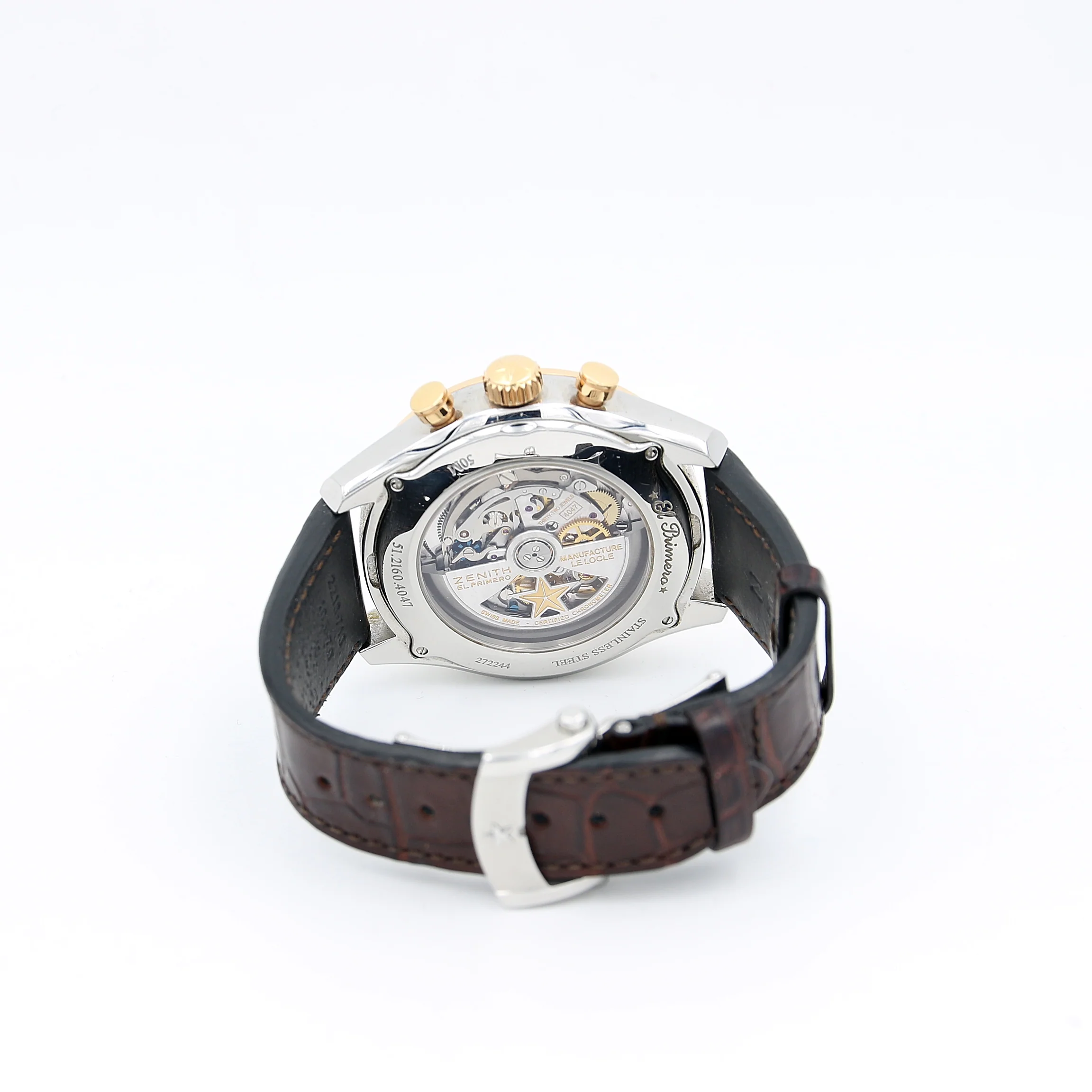 Zenith El Primero Rose Gold & Steel ref. 51.2160.4047/01.C713 - Image 7