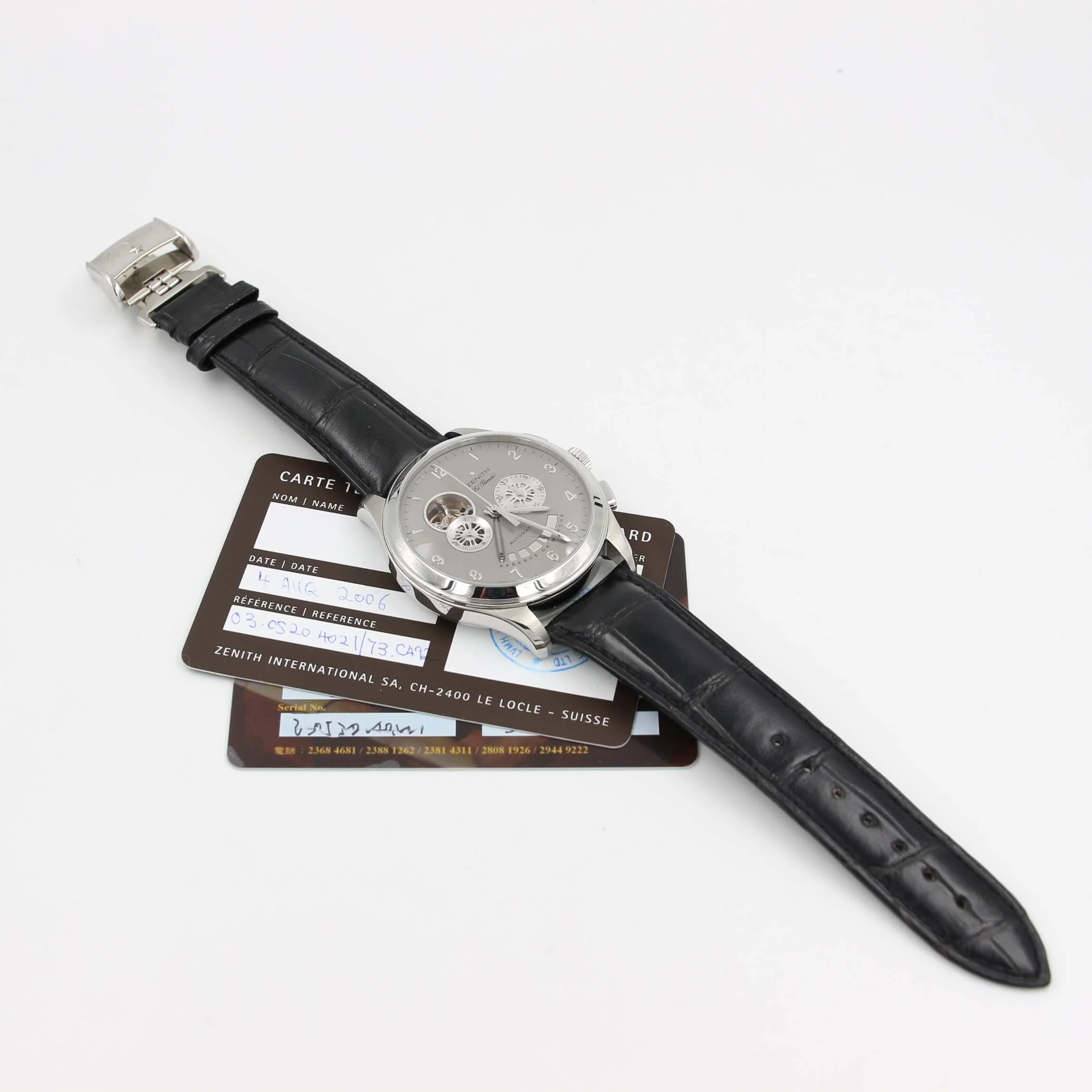 Zenith El Primero Grande Class Open ref. 03.0520.4021 Leather Strap - Image 3